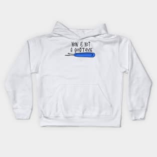 Not a Good Time Seam Ripper Kids Hoodie